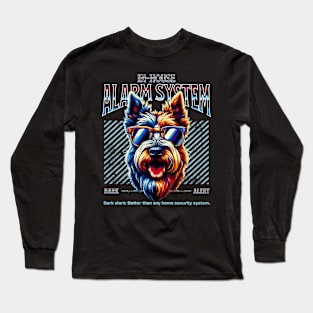 Bark Alert Scottish Terrier Long Sleeve T-Shirt